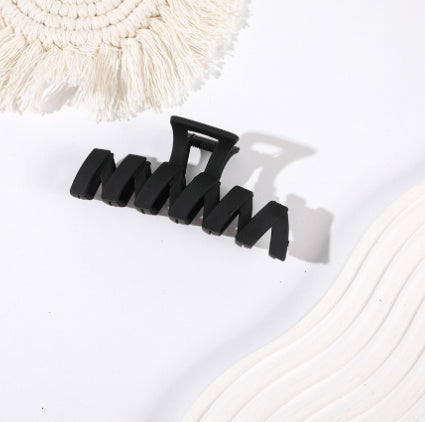 Dark Coffee Color Ladies Hairpin Temperament Pure Color Hair Jaw Clip