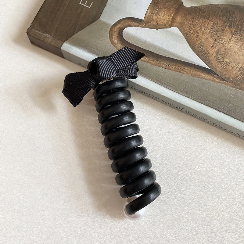 Bow Straight Phone Line Hair Ring Hair Braiding Artifact