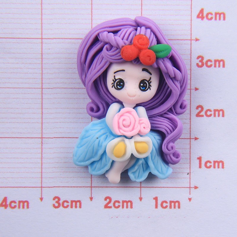 Resin Cream Plastic Mobile Phone Shell Headrope Hair Clip Accessories
