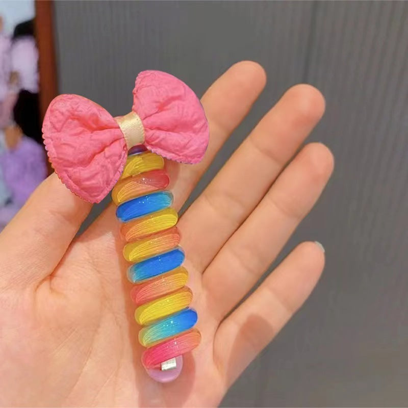 Cute Cartoon Colorful Hair Ring  Hair Accessories Rubber Band Hair Rope