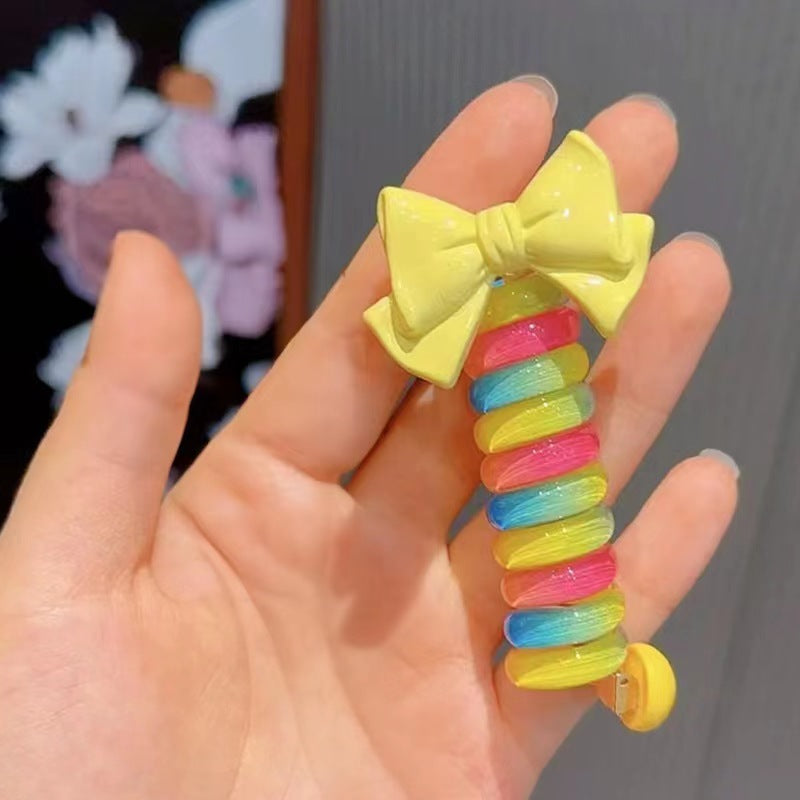 Cute Cartoon Colorful Hair Ring  Hair Accessories Rubber Band Hair Rope