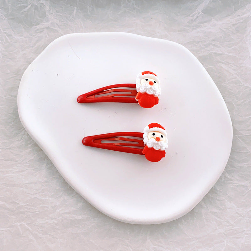 Children's Fashion Simple Christmas Hair Clip