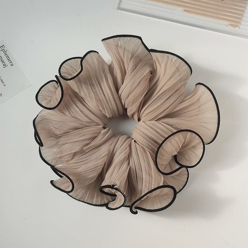 Elegant Headband Female Bun Pleated Large Intestine Hair Ring