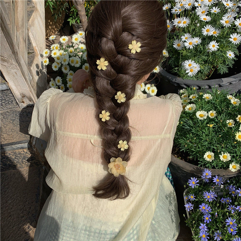 Flower Edge Clip Cute Sweet Cherry Blossom Side Hair Accessories