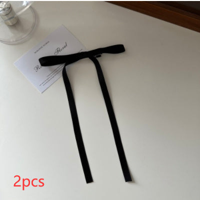 Bow Hair Clip Streamer Headpiece