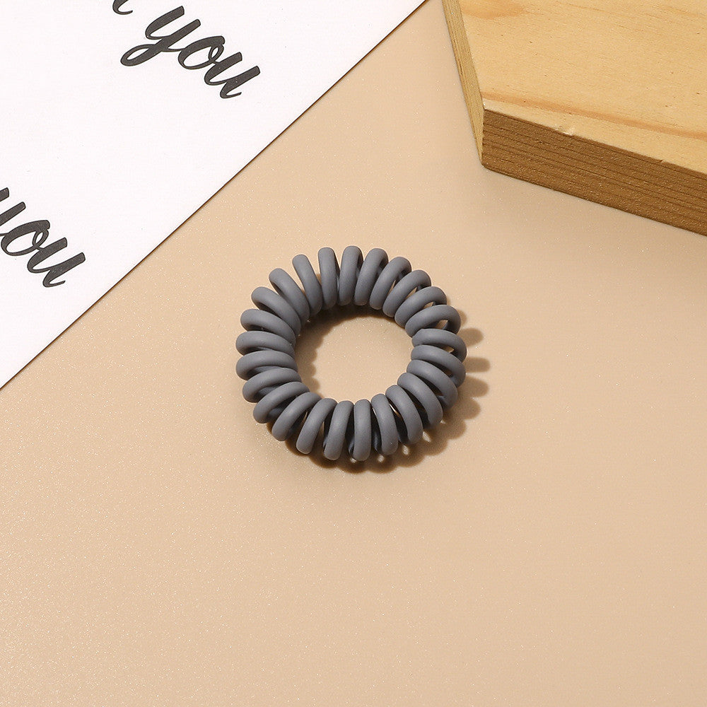 Cute Girl Hair-binding Highly Elastic Hair Rope Simple All-match Small Size Phone Line Hair Ring