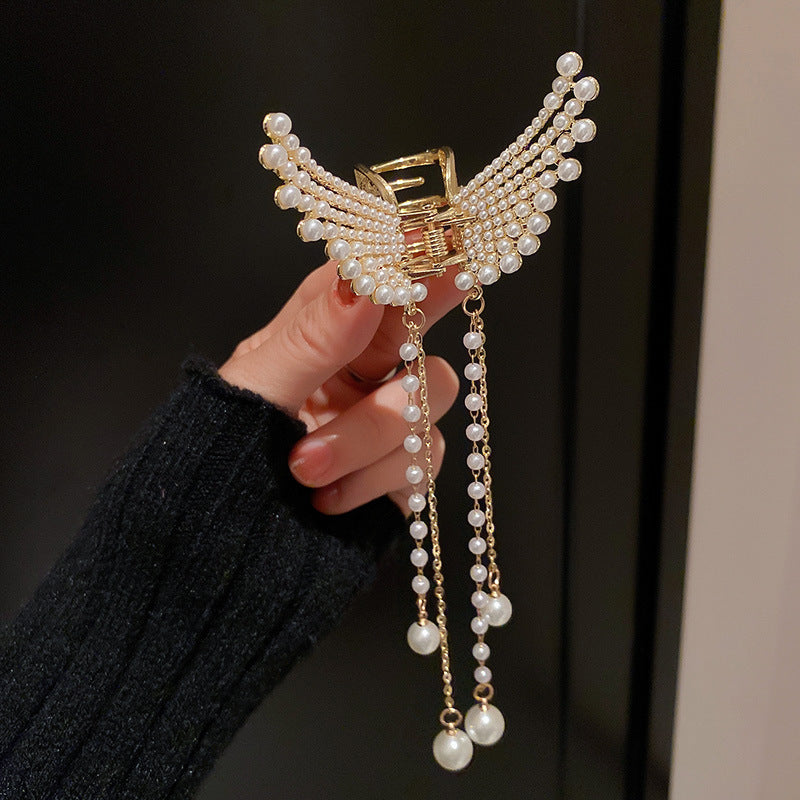 Best Sensual Chain Fringed Shark Clip Fashionable Temperament Hair Accessories