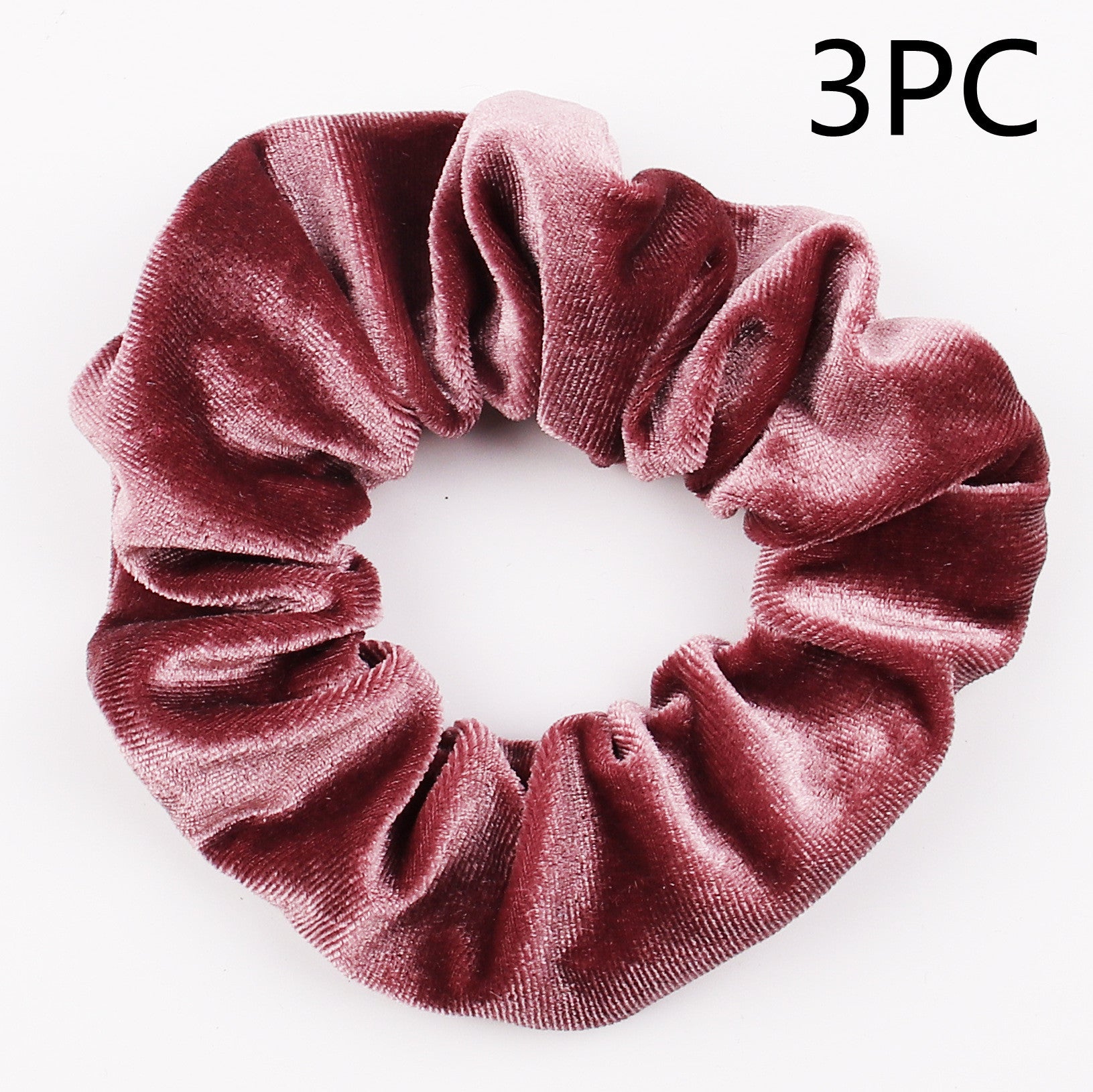 Fashion New Velvet Tencel Pocket wallet Hair Scrunchies Retro Zipper Large Intestine Elastic Hair Band