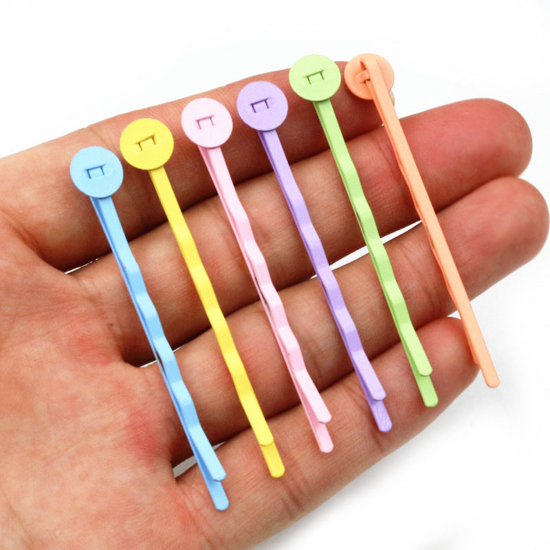 Candy Color Band Tray Clip Internet Celebrity Small Hairpin Handmade Hair Accessories
