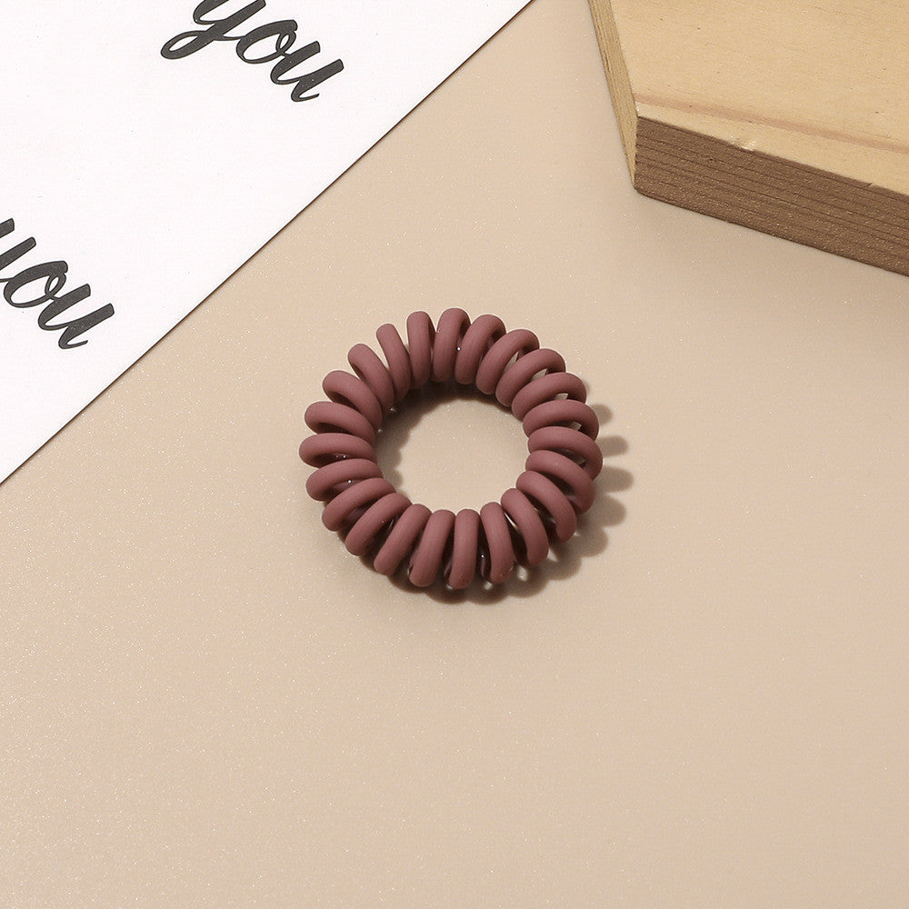Cute Girl Hair-binding Highly Elastic Hair Rope Simple All-match Small Size Phone Line Hair Ring