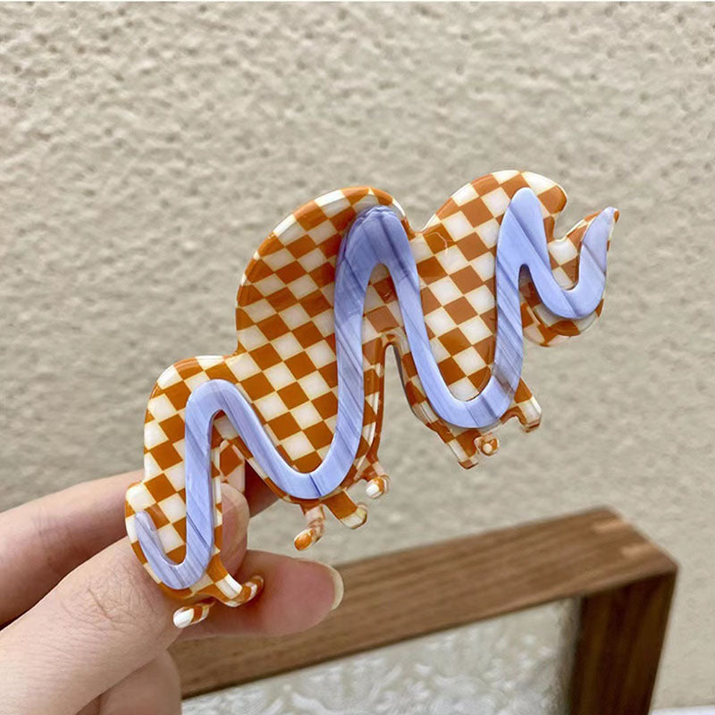 Design Sense Cream Biscuit Hair Grab Acetic Acid Grab Clip