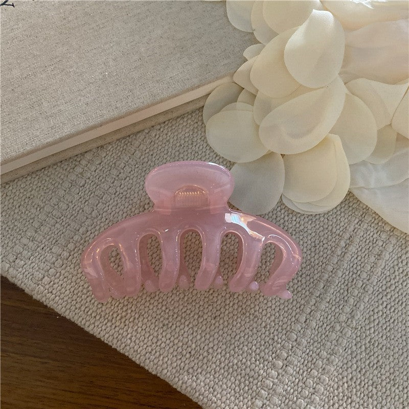 New Large Geometric Shark Clip Barrettes