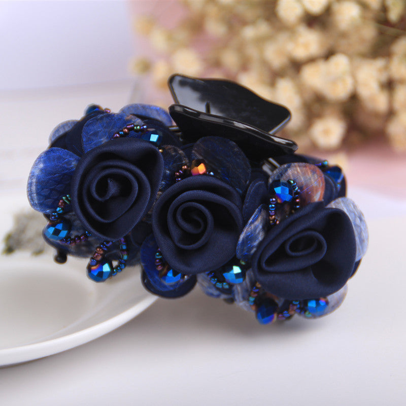 Women's Fashion Simple Fabric Flower Hair Clip