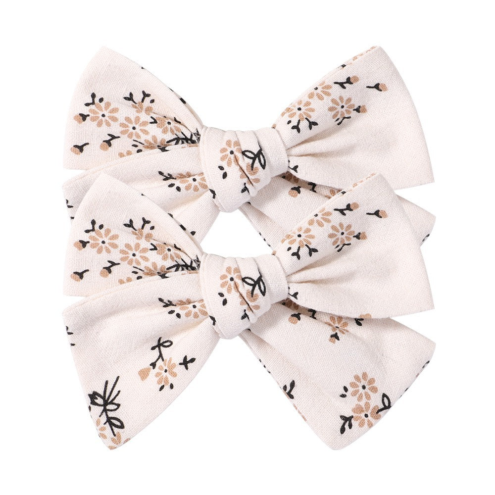 Simple College Style Candy Colored Cloth Ponytail Clip Hair Ornaments