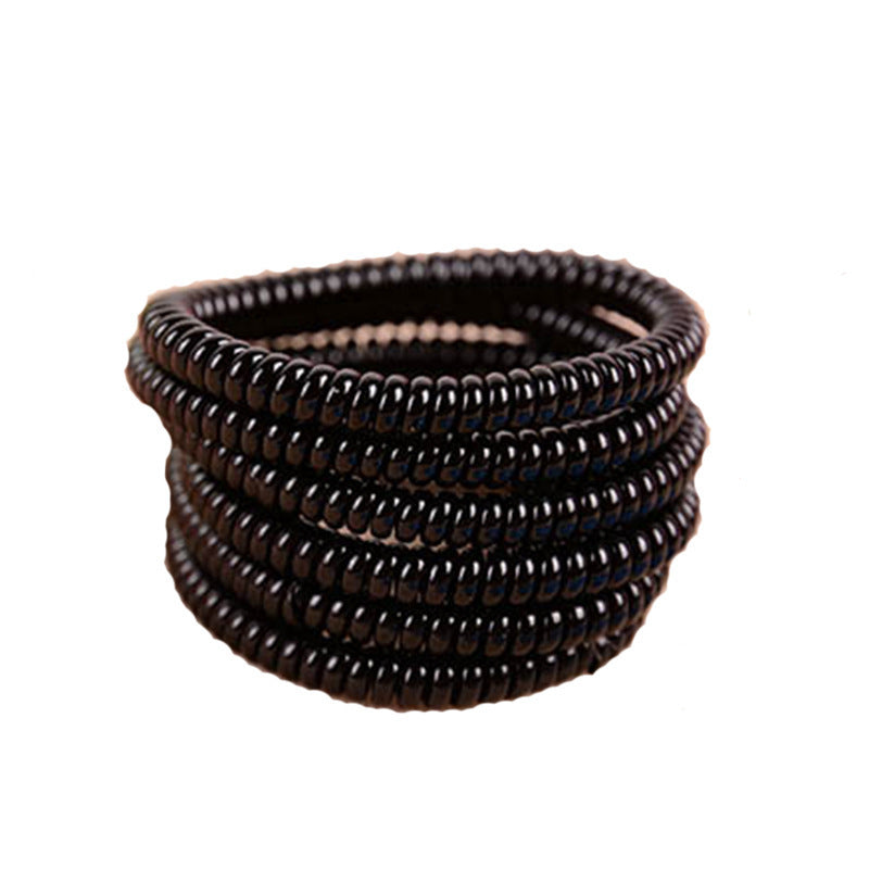 Phone Line Hair Ring High Toughness Ultra-fine Spiral
