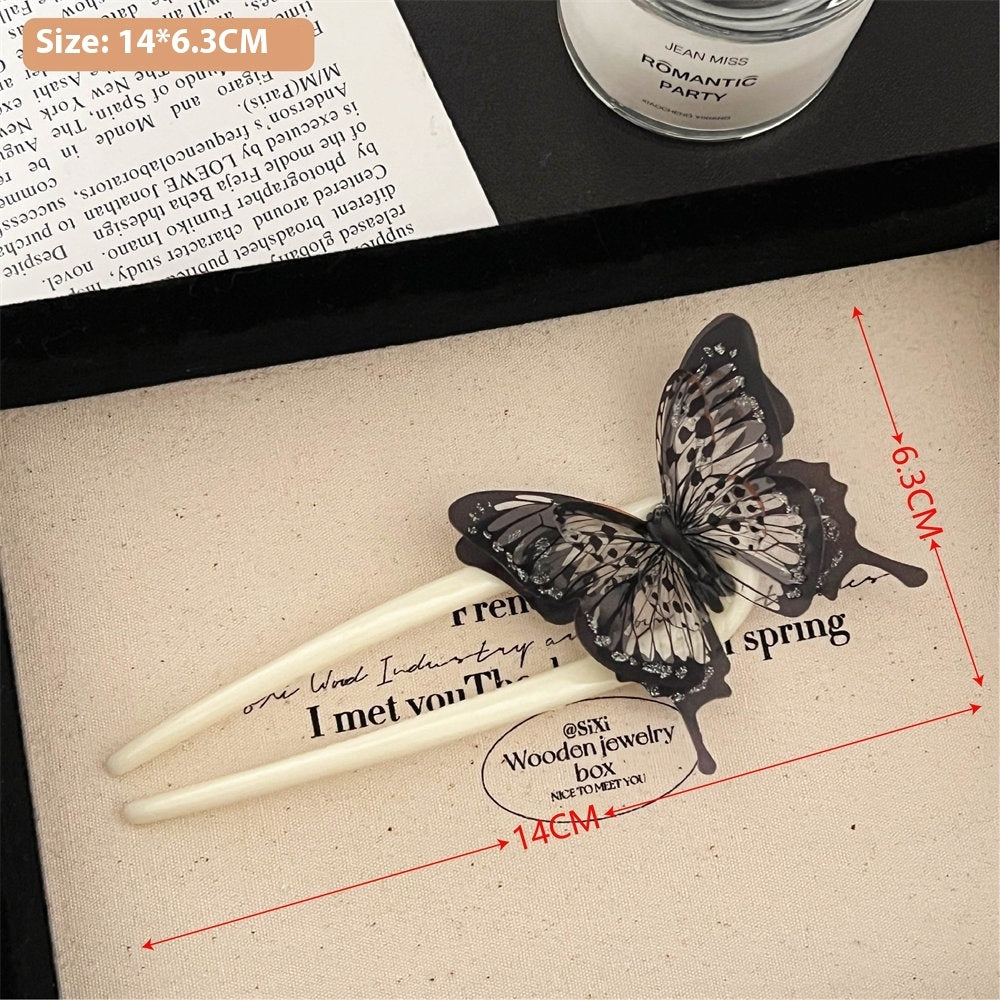 Super Fairy Three-dimensional Butterfly Barrettes Fashion Special-interest