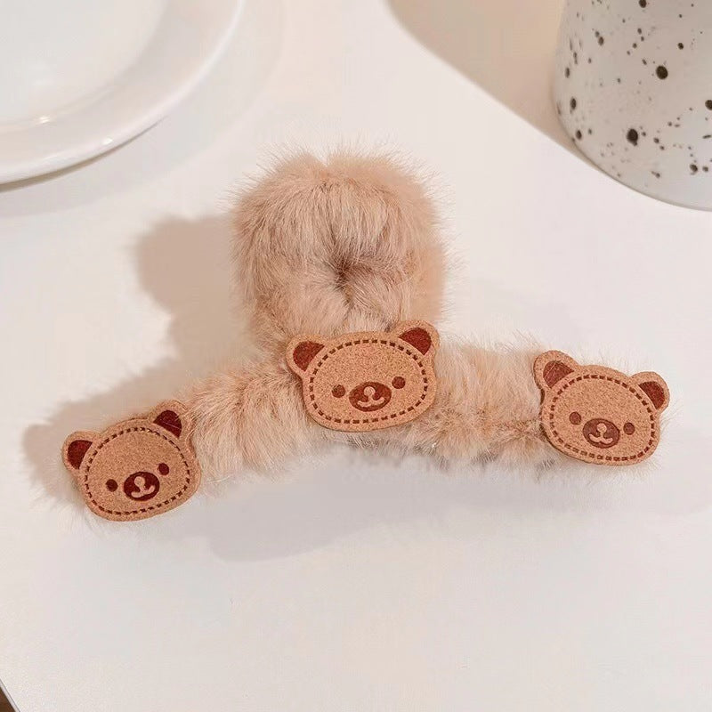 Plush Catch Shark Clip Hair Clip Headdress