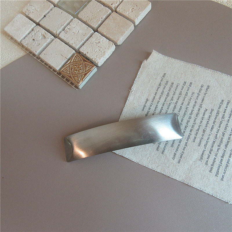 Korea Chic Cold Wind Graceful Geometric Square Metal Barrettes