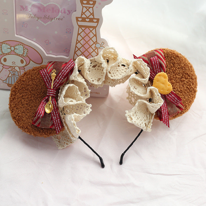 Women's Bear Ear Bow Barrettes