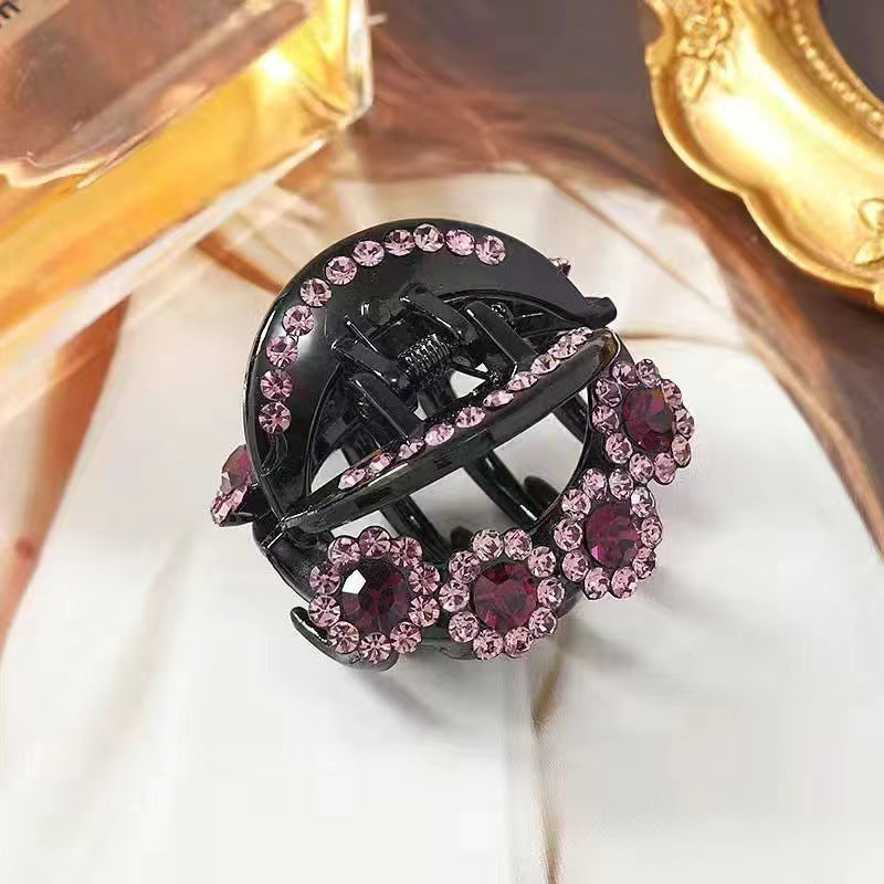 Rhinestone Barrettes High-end Flower Headwear