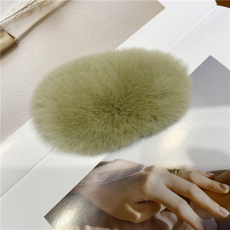 Best Korea Real Otter Hair Hair Clip Female
