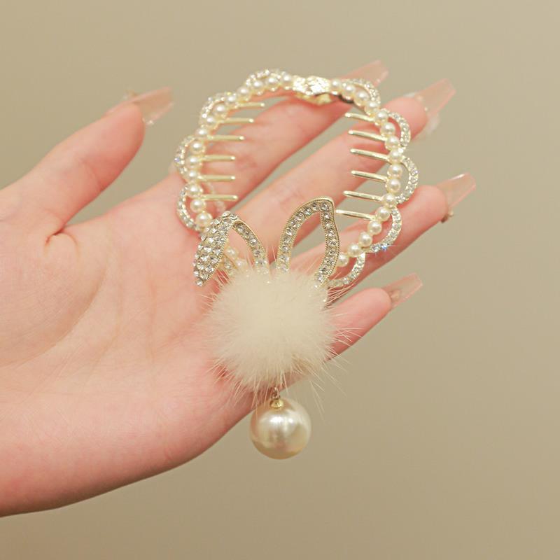 Sweet Hair Clip With Pearl Tassels