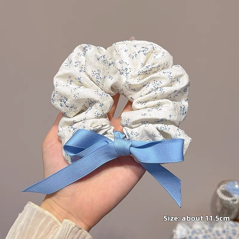 Summer Super Fairy Sweet Lace Large Intestine Hair Ring