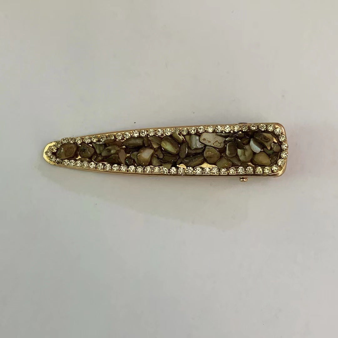 Rhinestone Barrettes Girl Side Clip And Barrettes Side Bangs Clip Top Clip Hairpin