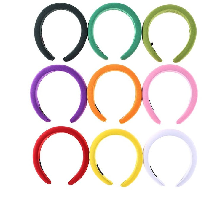 Charming Personality Milk Silk Hair Accessories Sponge Ring Solid Color Hair Band