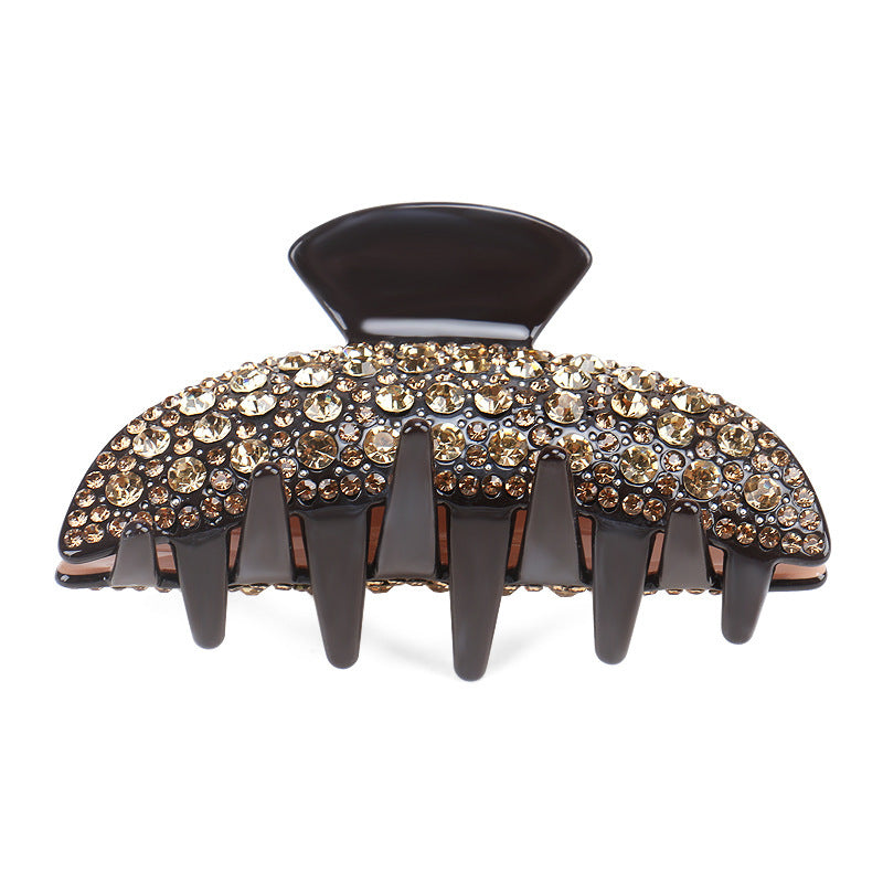 Vintage Rhinestone Women's Cellulose Acetate Sheet Barrettes