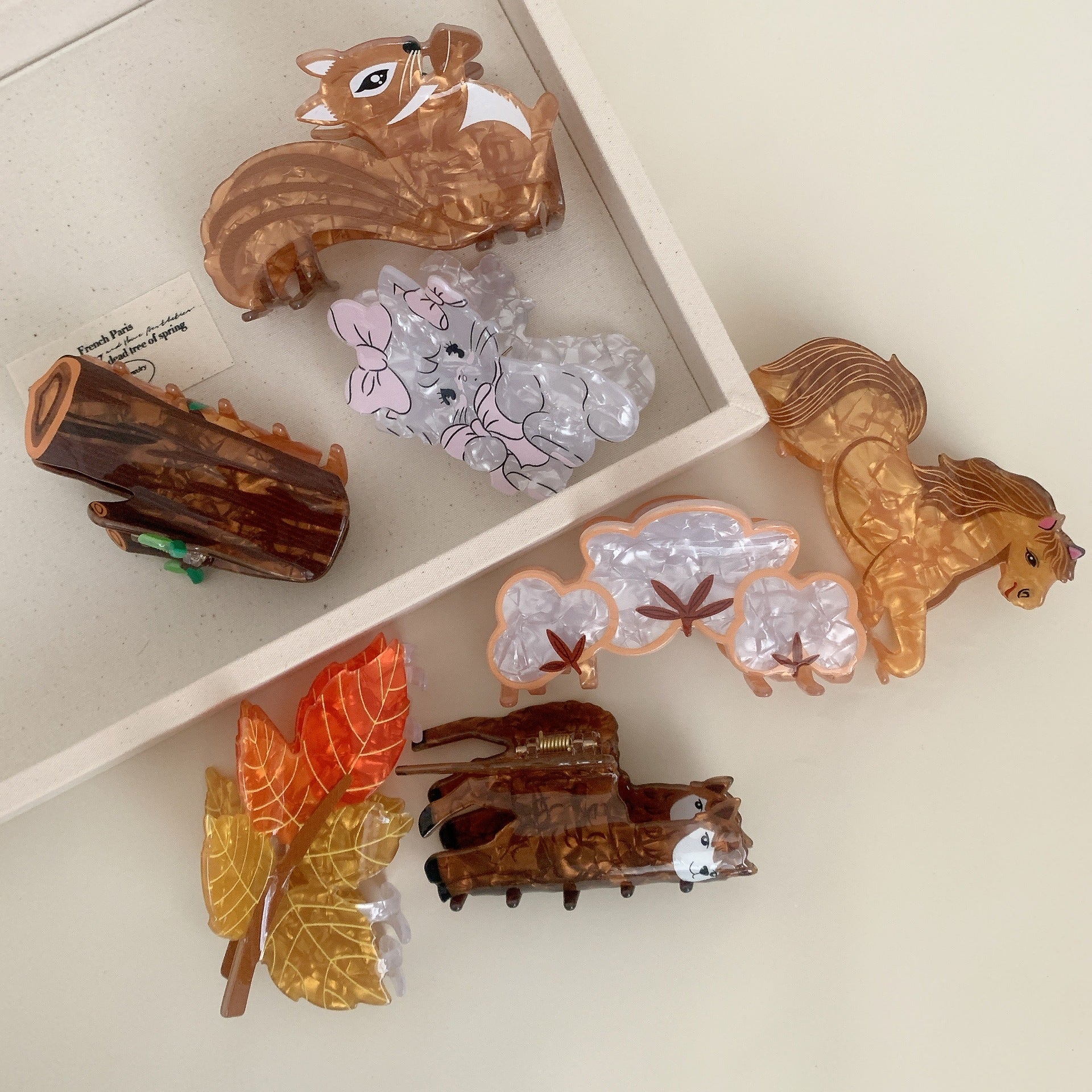Hair Claw Acrylic Jaw Clip Sweet Back Head Barrettes Over Cute Hair Updo Shark Clip