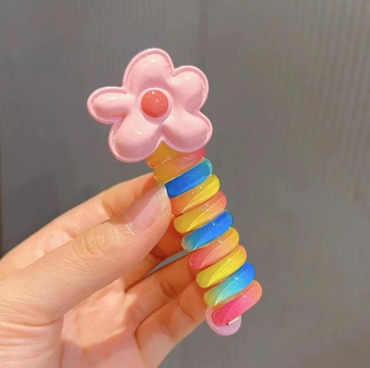 Cute Cartoon Colorful Hair Ring  Hair Accessories Rubber Band Hair Rope