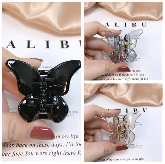 Transparent Butterfly Catch Clip Hair Catch Bangs Clip Hairpin Little Fairy Forest Hair