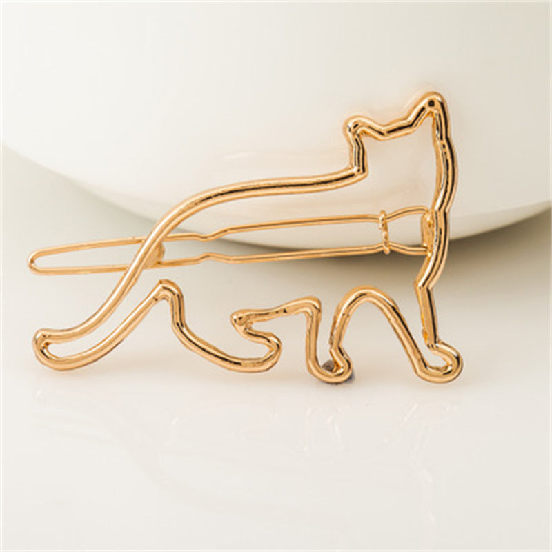 Best Women's Temperament Fashion Geometric Alloy Hair Clip
