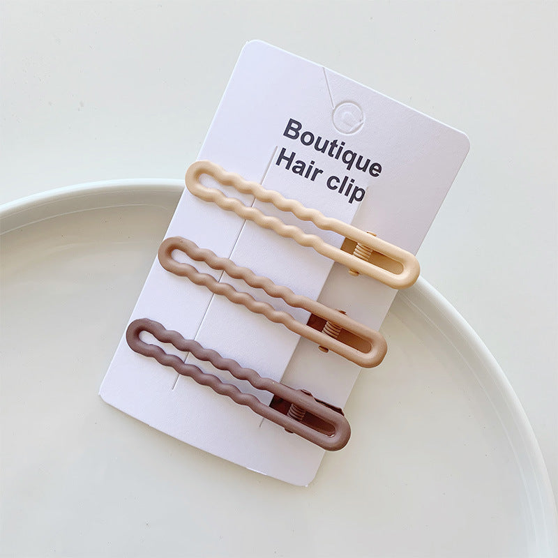 Milk Tea Hair Clip Coffee Color Bb