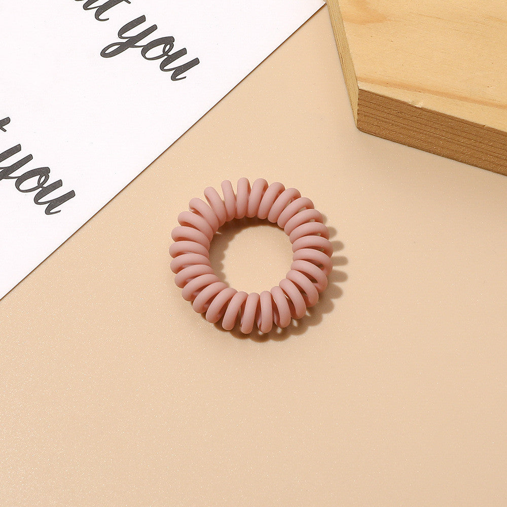 Cute Girl Hair-binding Highly Elastic Hair Rope Simple All-match Small Size Phone Line Hair Ring