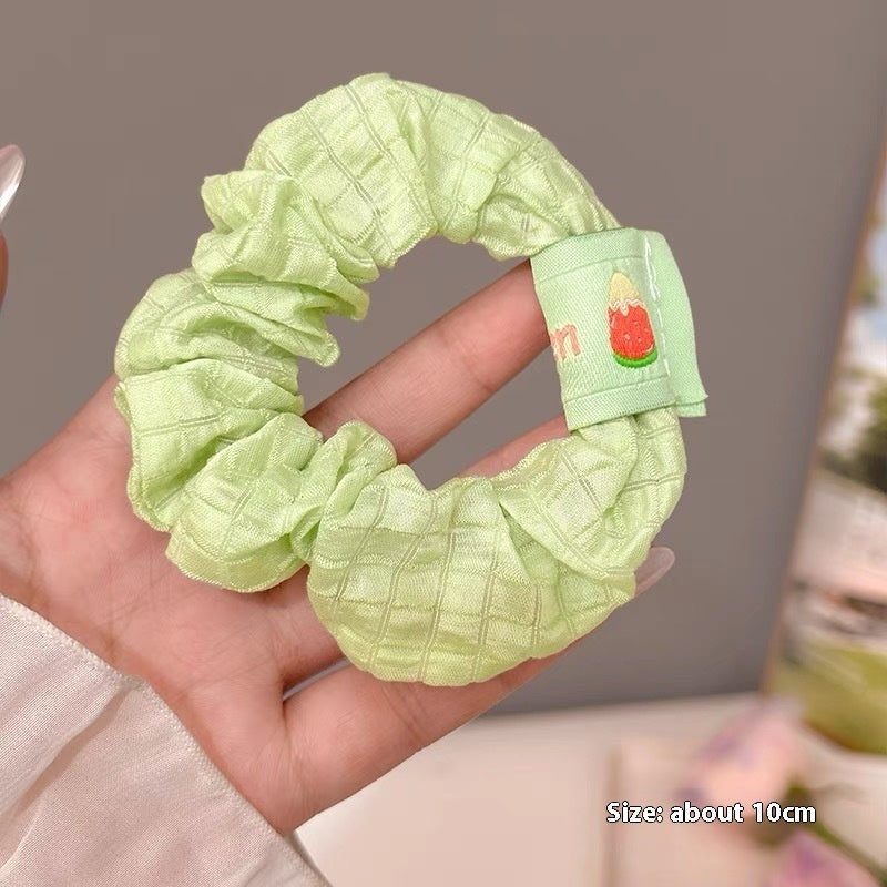 Summer Super Fairy Sweet Lace Large Intestine Hair Ring