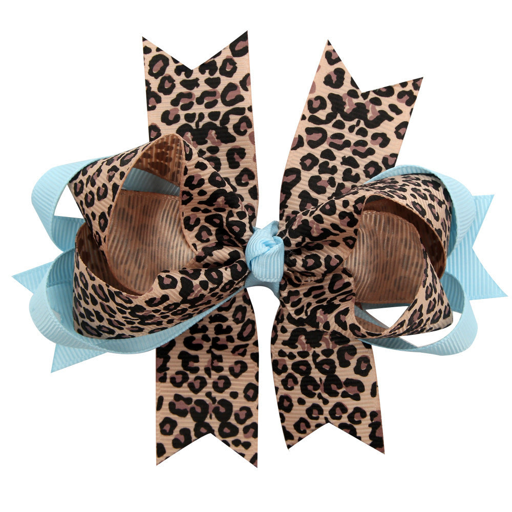 Girls' Double Layer Bubble Bow Hair Clip
