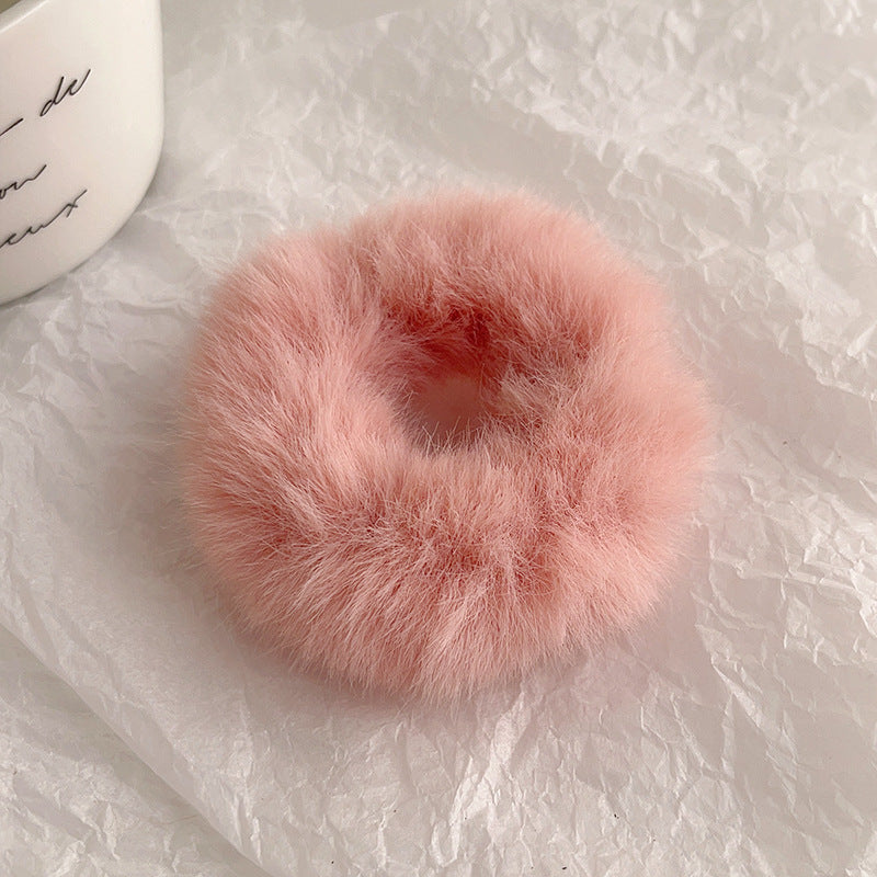 Cute Plush Intestine Hair Ring  Scrunchies  Girls' Hair Accessories