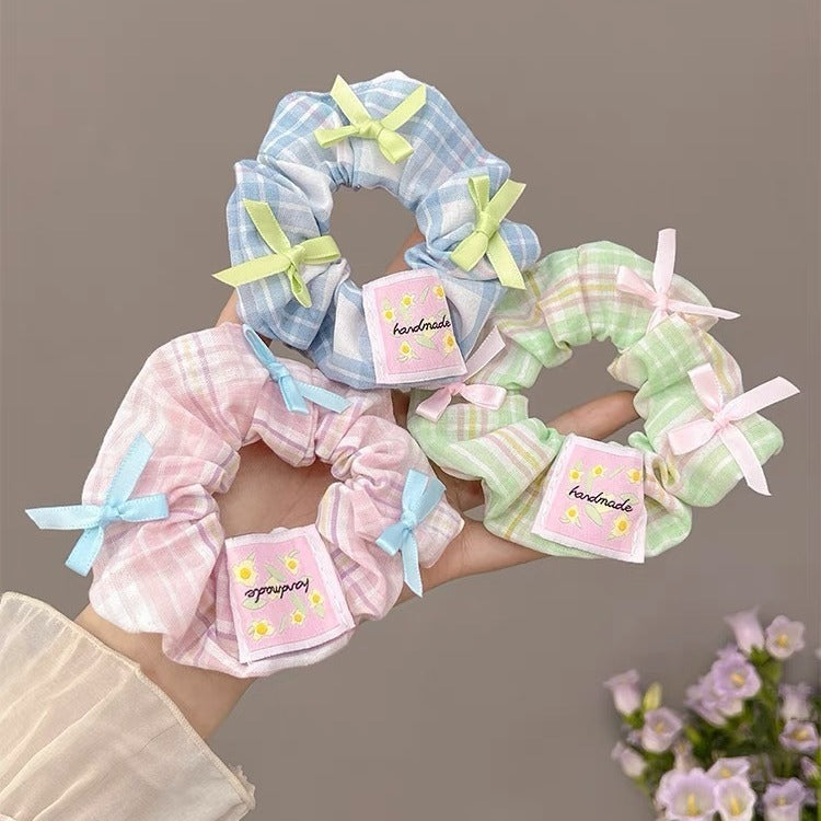 Summer Super Fairy Sweet Lace Large Intestine Hair Ring