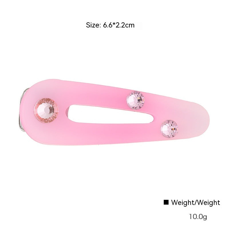 Color Gradient Resin Barrettes Female