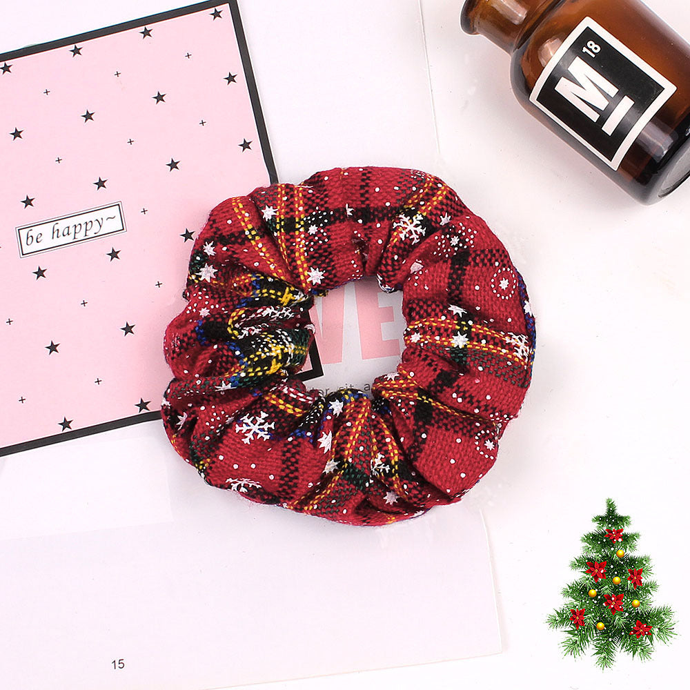 Christmas Large Intestine Ring High Sense Hair Ring Headdress