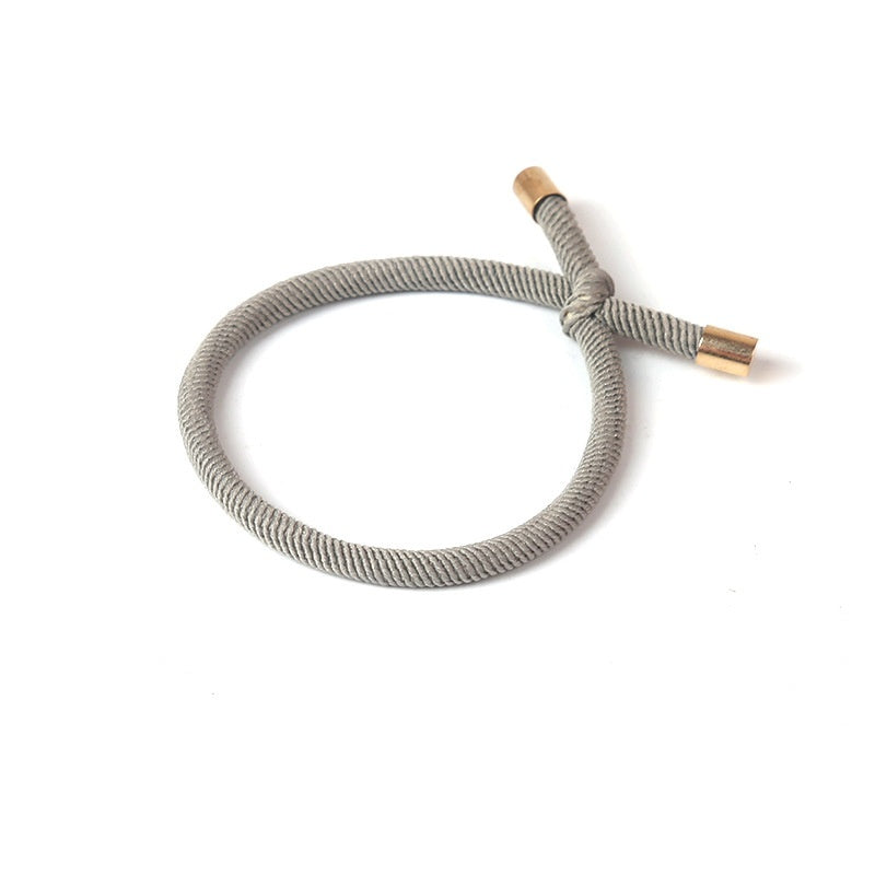 Spiral Pattern Hair Rope Bold Knotted Hair Ring Simple