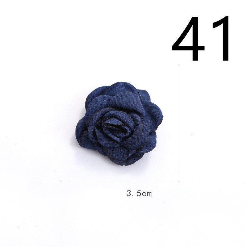Fabric Flower Rose Sticky Head DIY Handmade Headdress