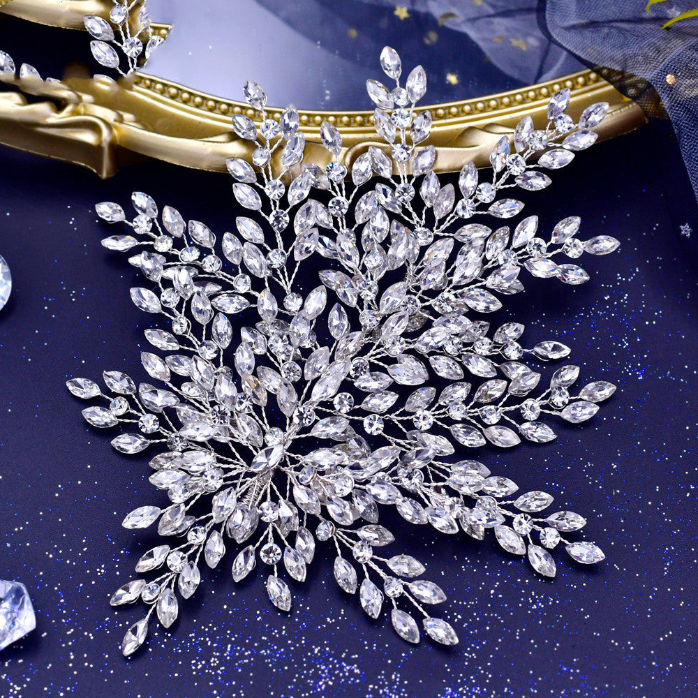 Best Rhinestone Tiara Wedding Updo Hair Style Pair Clip