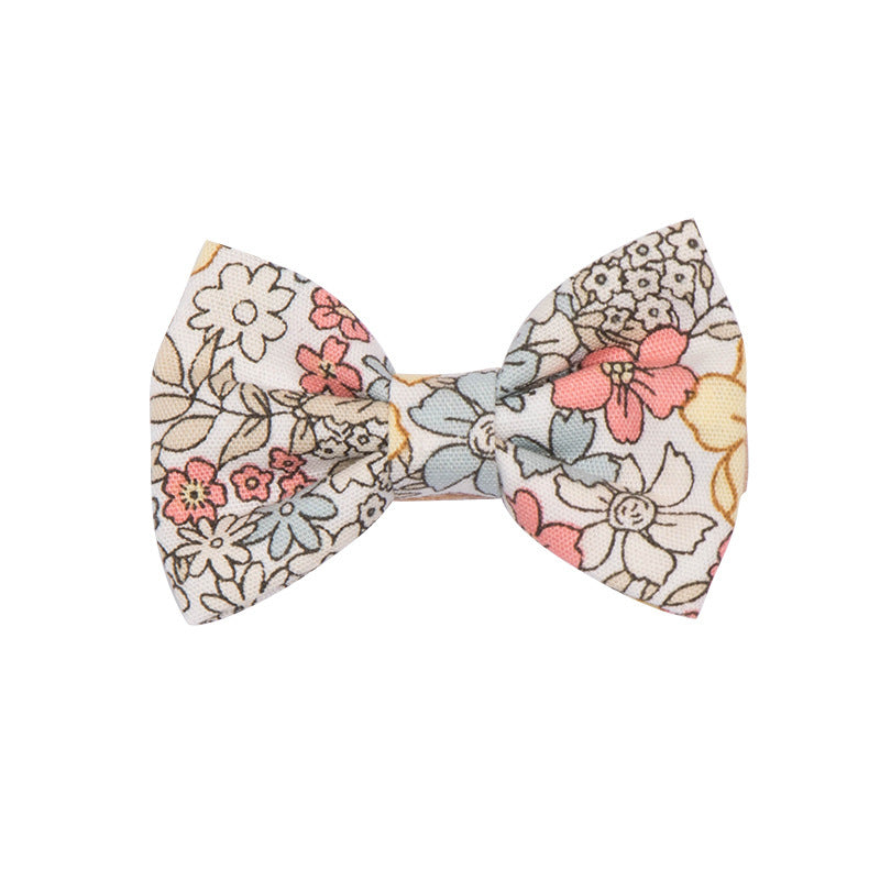 Japanese And Korean Girls Flower Bow Tie Children Korean Style Lace Pearl Barrettes Suit