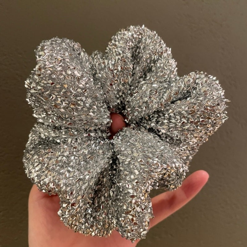 Shiny Elegant Hair Ring Hair Rope Headband Intestinal Ring