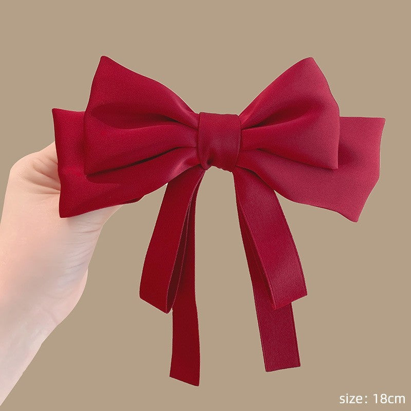 Female Sweet Desire Mesh Bow Hair Clip