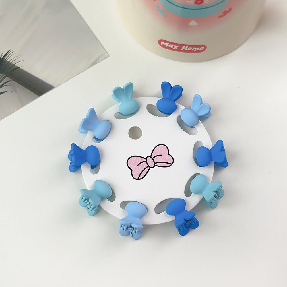 New Children's Barrettes 10 PCs Colorful Cartoon Baby Small Jaw Clip Bangs Broken Hair Princess Hairstyle Mini Hairpin