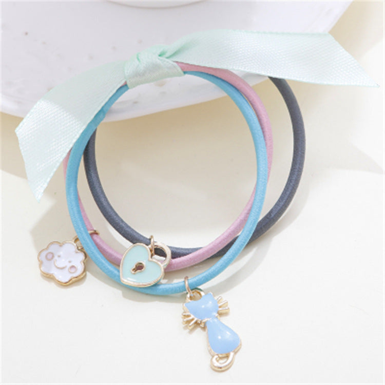 Rubber Band  Ring Fruit Punk Sen Female Tie Hair Hair Rope Female